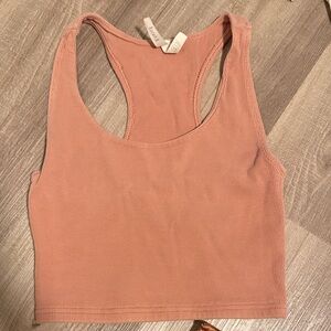Pact Ribbed Blush Tank Top
